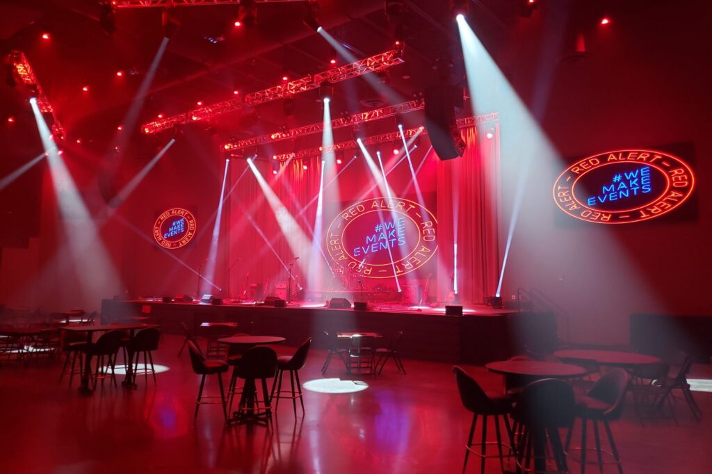 Photo inside VBC Mars Music Hall in support of Red Alert Restart initiative