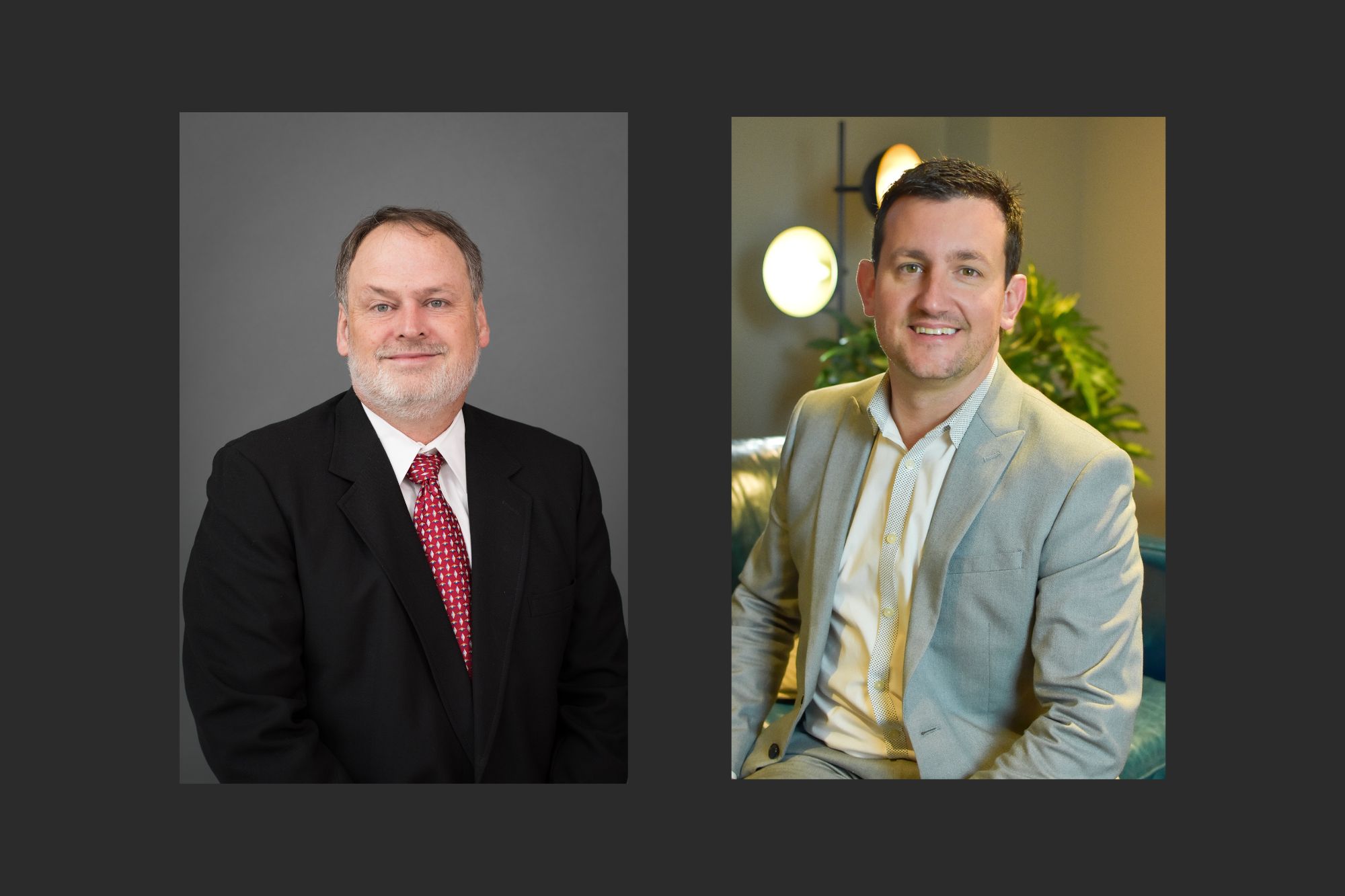 Photos of Bruce Mitchell and Kevin Glouner