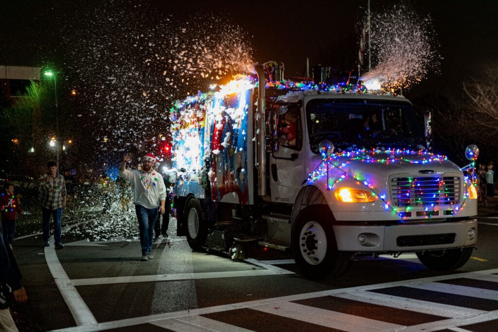 Photo of Christmas Parade passing by