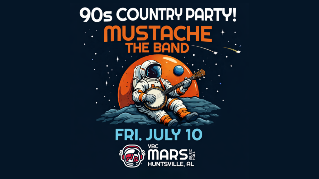 Event Graphic for Mustache the Band