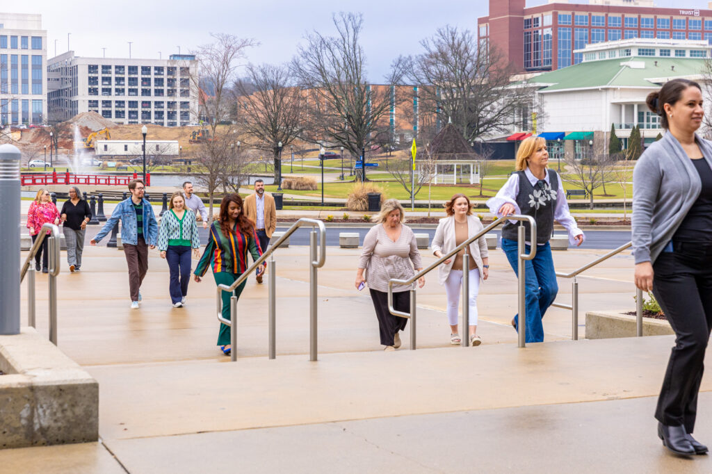 Image of guests entering the Propst Arena