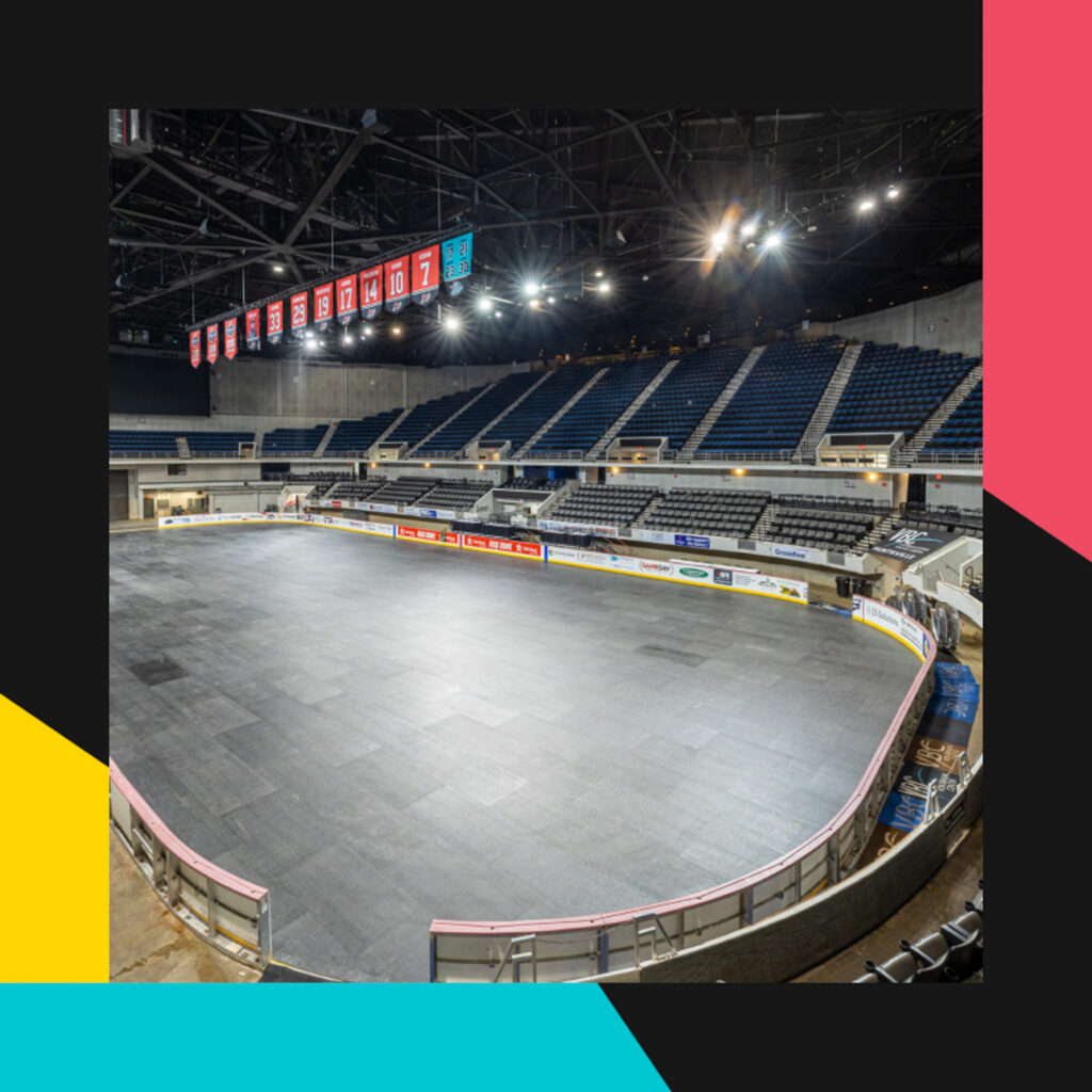 Photo of empty Propst Arena bowl