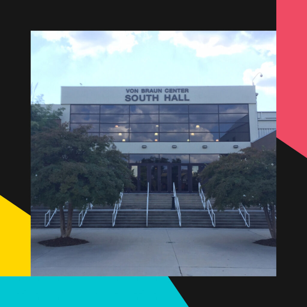 Photo of South Hall exterior in 1997