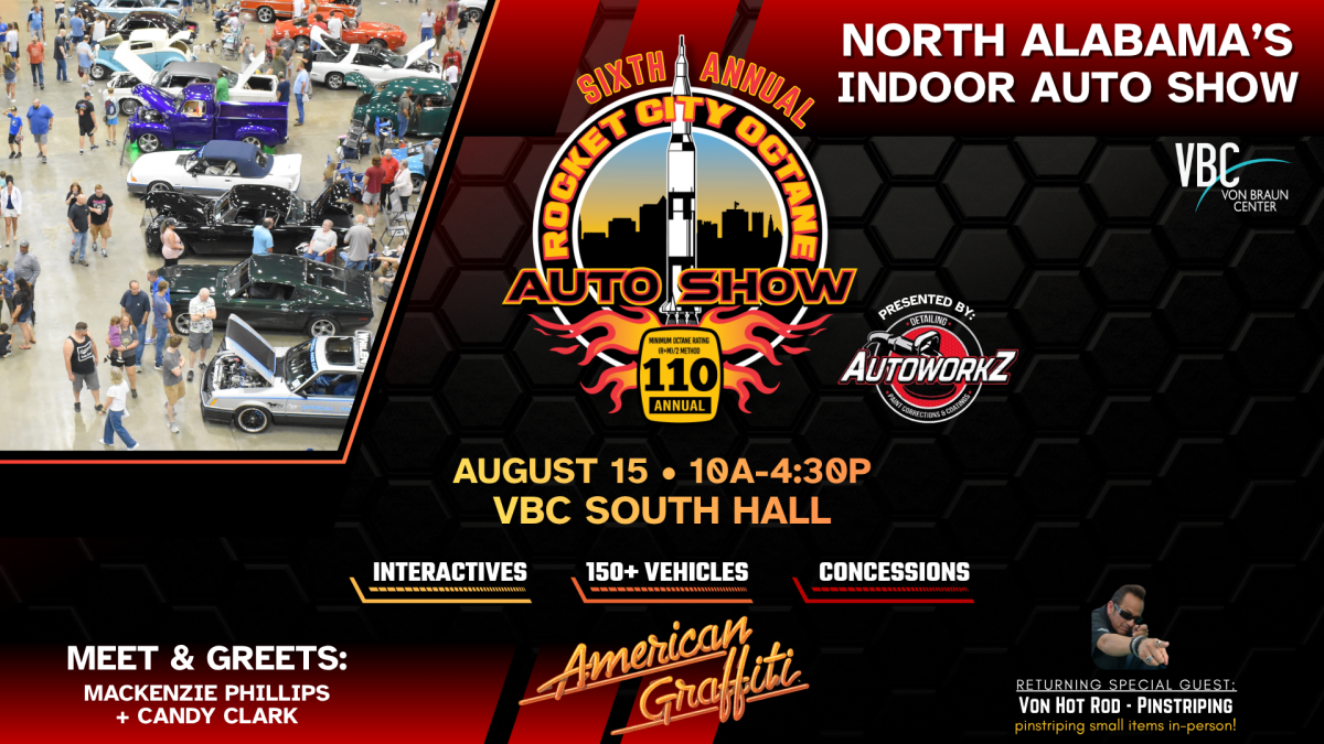 Rocket City Octane Auto Show presented by Autoworkz - Von Braun Center
