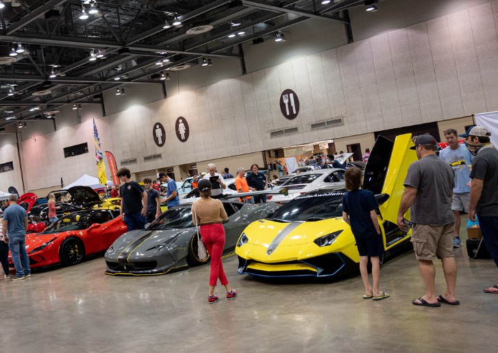 Photo of cars from the Rocket City Octane Auto Show