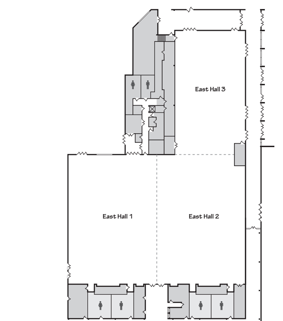 Photo of VBC East Hall room diagram