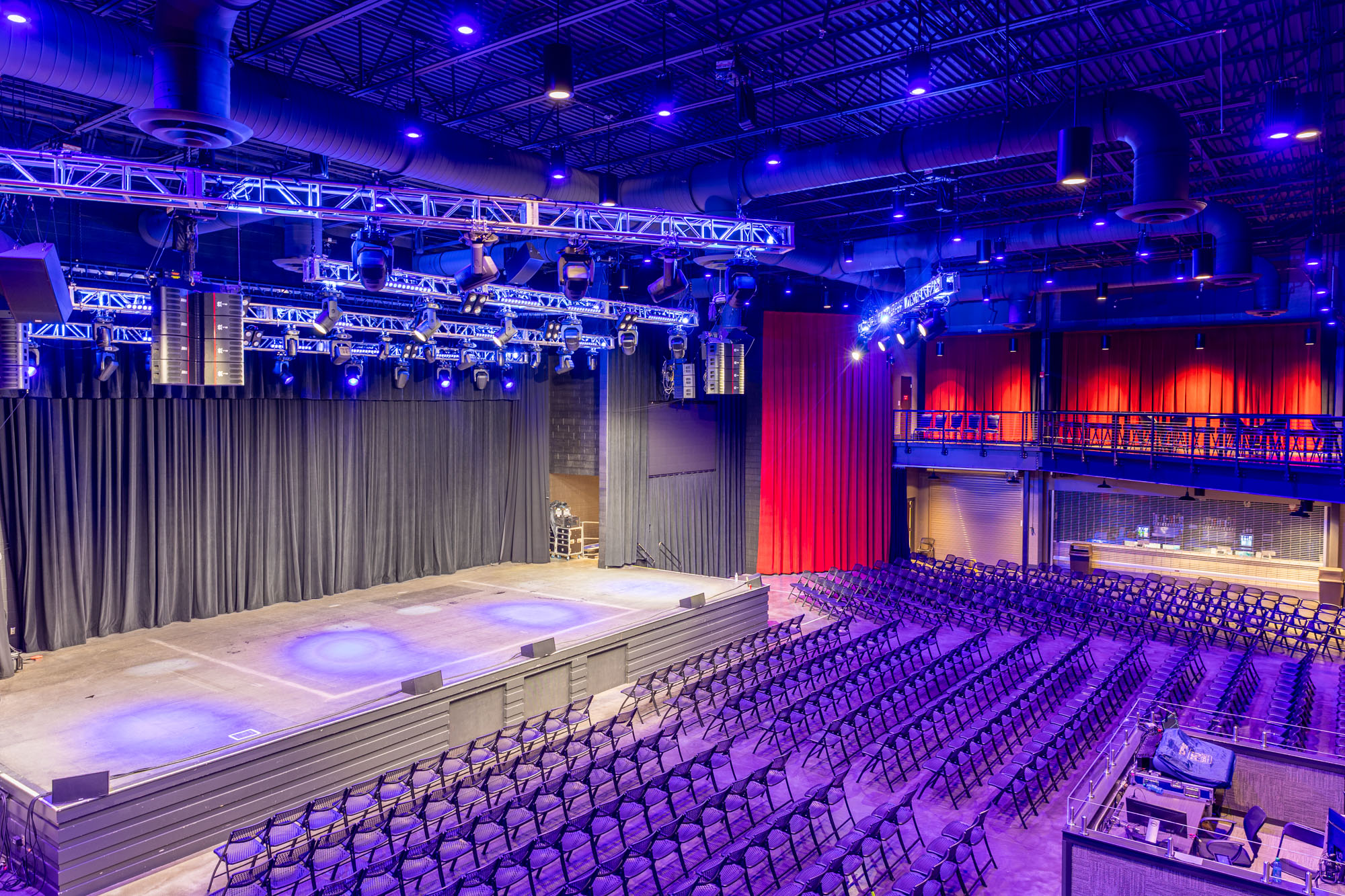 Photo of Mars Music Hall floor seating and stage