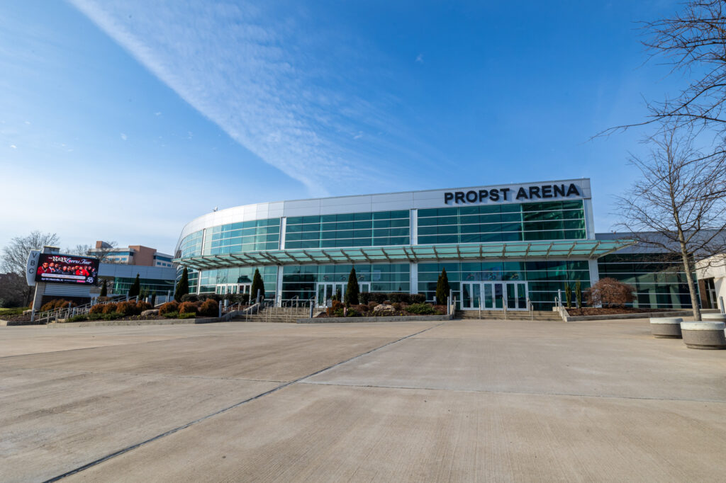 Photo of Exterior view of Propst Arena