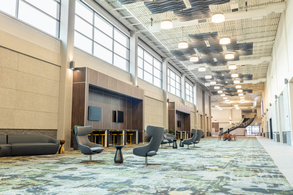 Photo of pre-function area of the VBC South Hall