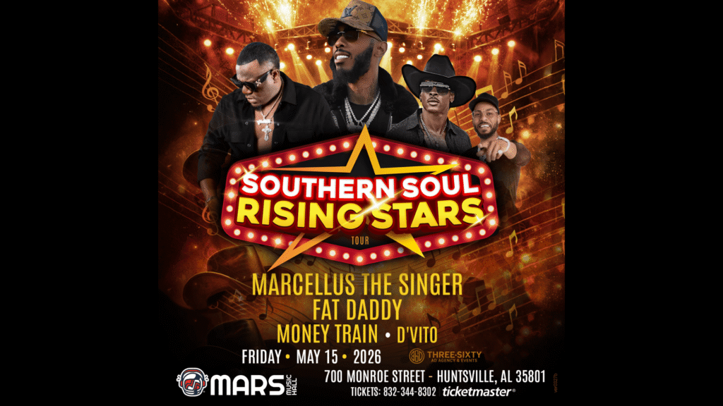 Event Graphic for Southern Soul Rising Stars Tour