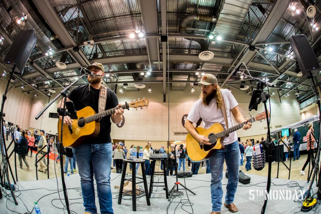 Photo of musicians at the Von Brewski Beer Festival in South Hall
