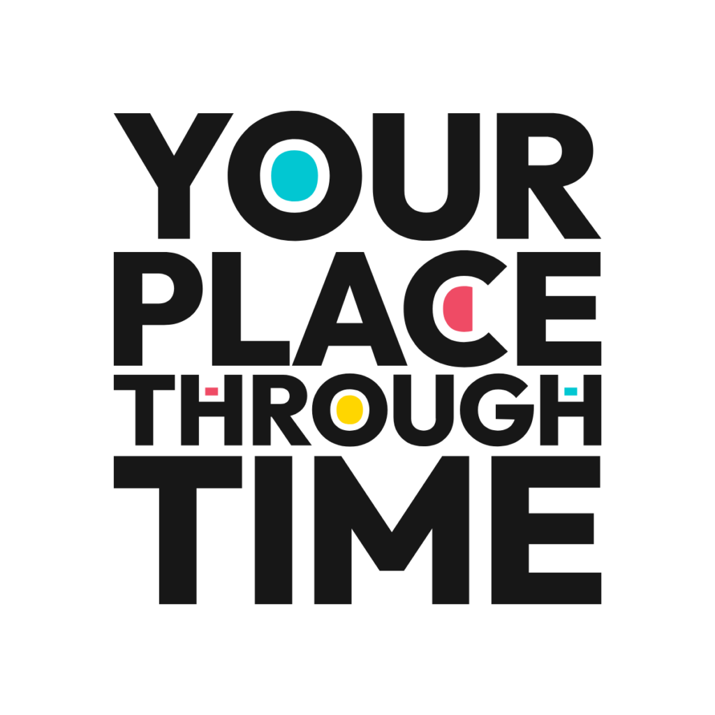 Your Place Through Time 50th anniversary graphic