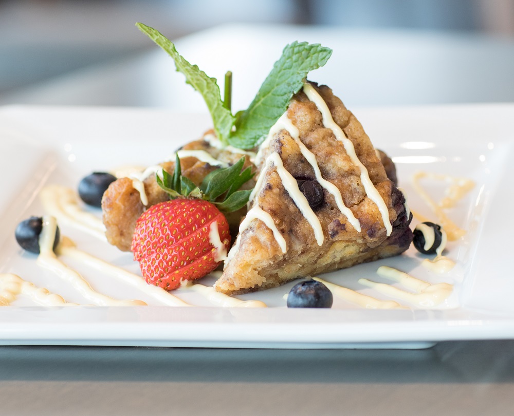 Photo of Rhythm On Monroe's Blueberry Bread Pudding