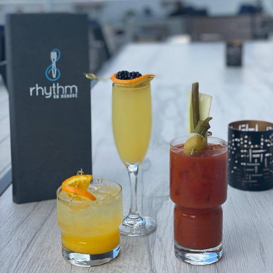 Photo of brunch drinks at Rhythm On Monroe