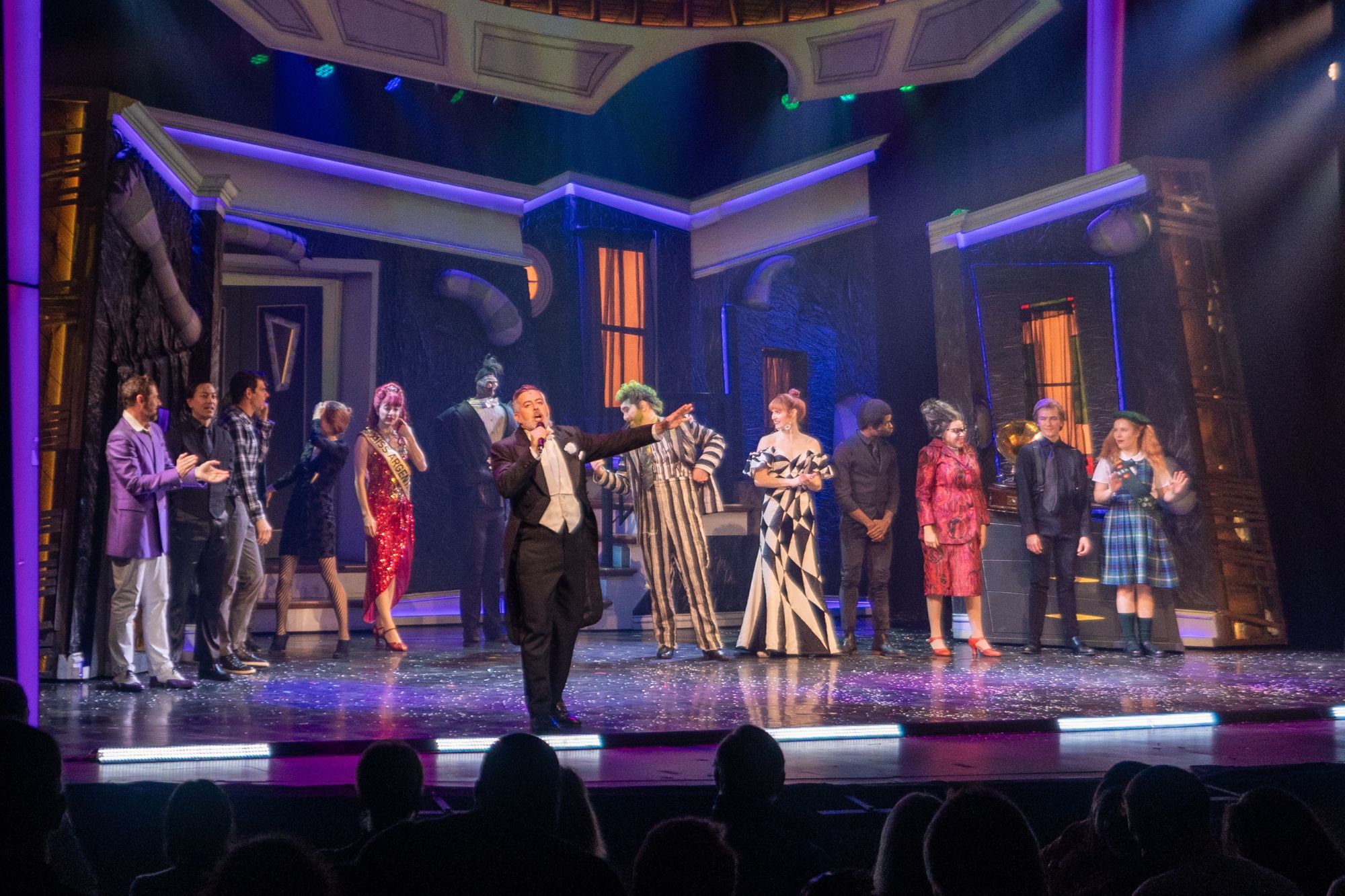 Photo of Broadway's touring show Beetlejuice live at the VBC Mark C. Smith Concert Hall