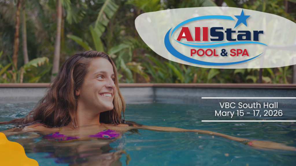 Event Graphic for All Star Pool & Spa Show
