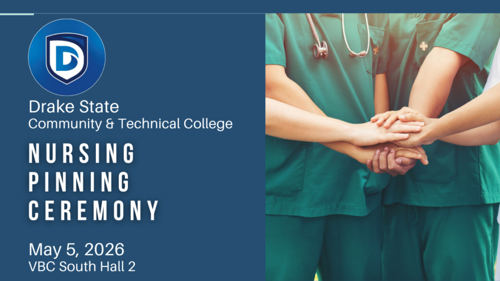 Event Graphic for Drake State Nurse Pinning