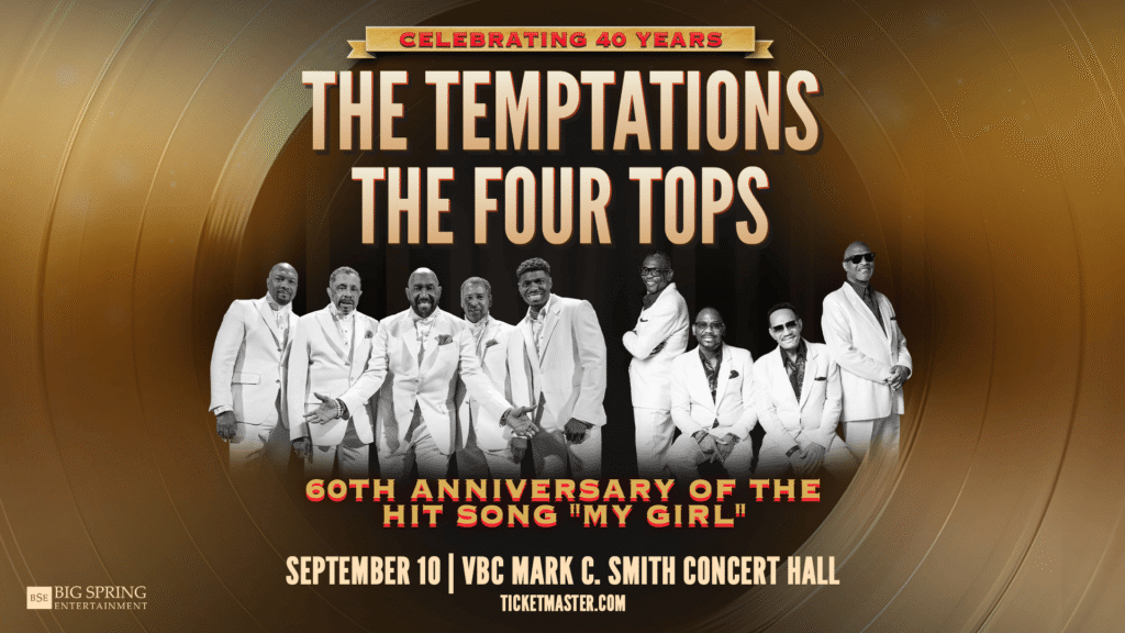 Event Graphic for The Temptations & The Four Tops