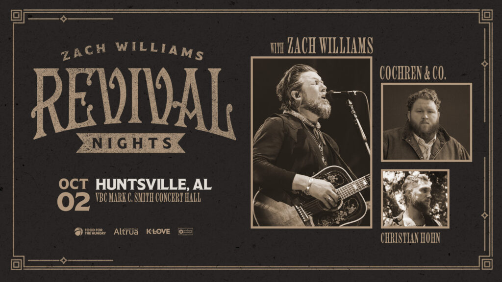 Event Graphic for Zach Williams