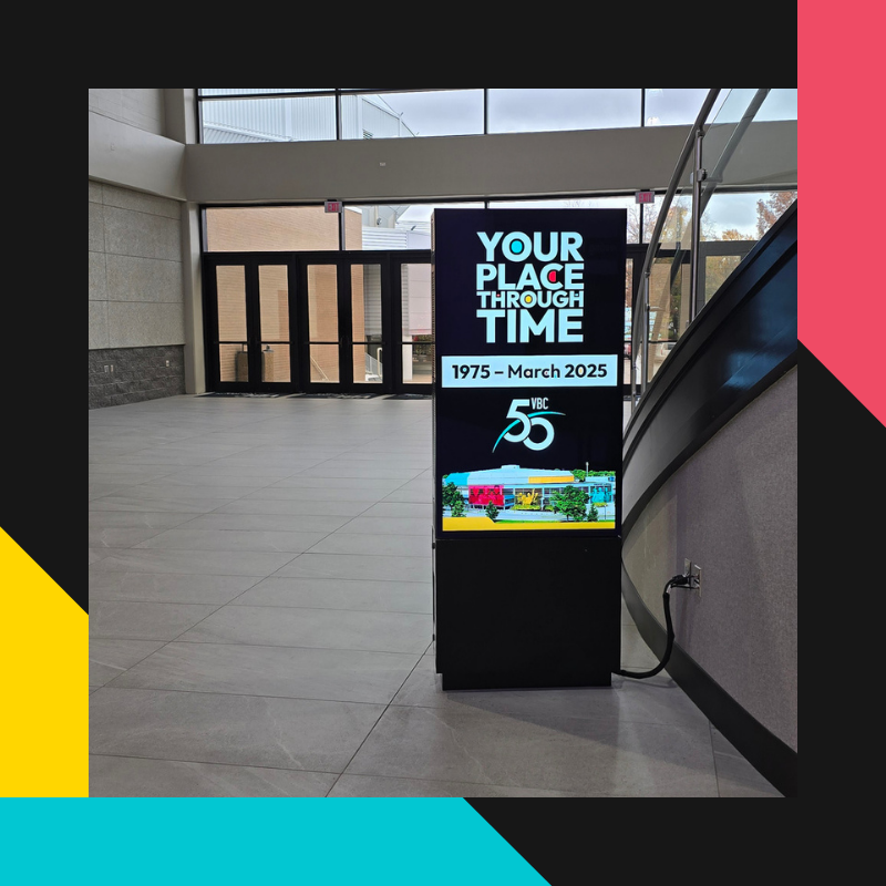 Photo of interior directional signage