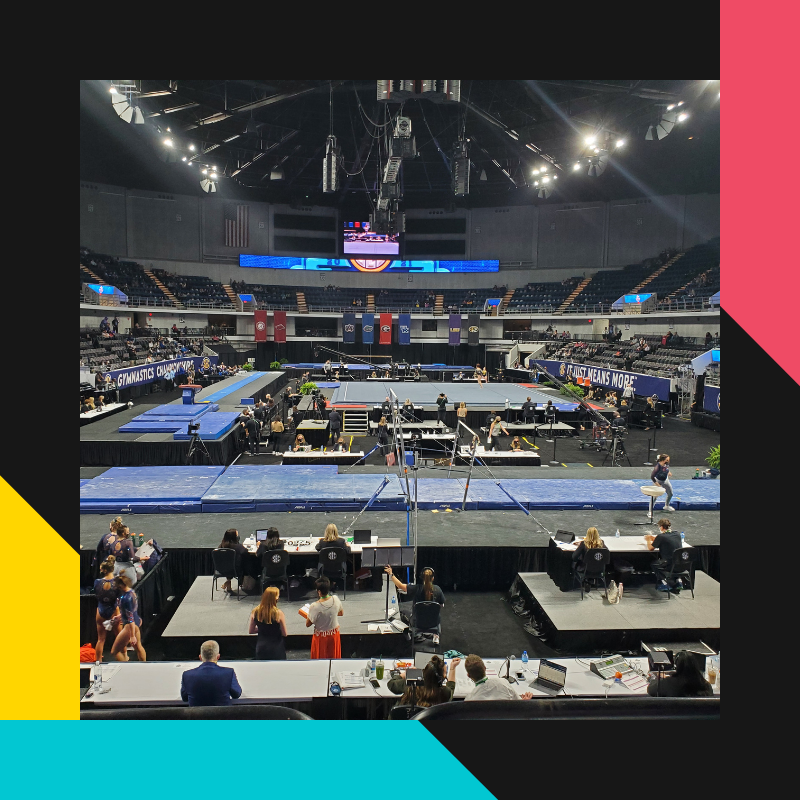 Photo of VBC Propst Arena during SEC Gymnastics Championships