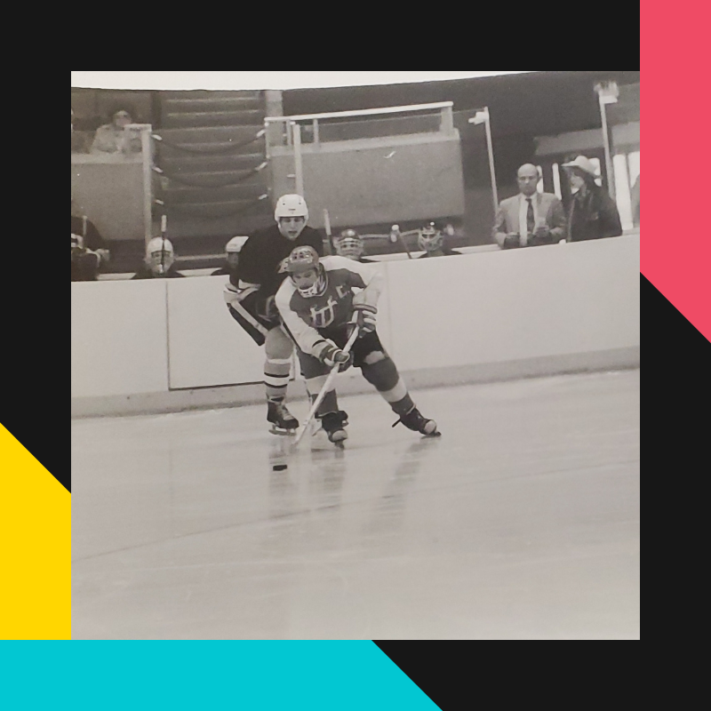 Photo of UAH hockey starting at the VBCC arena