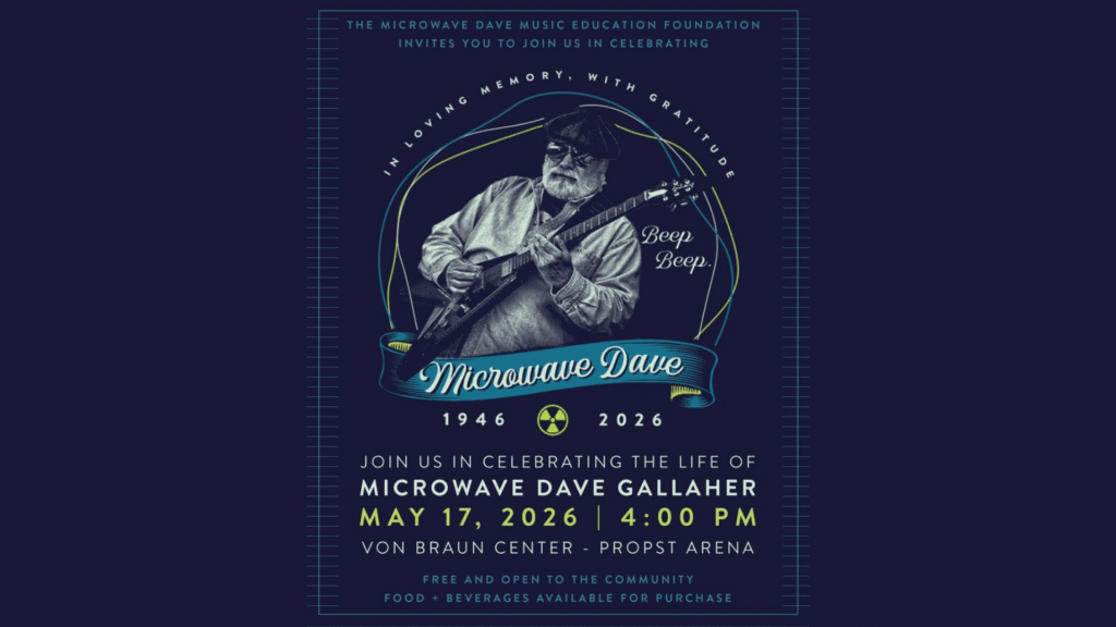 Event graphic for Microwave Dave's Graduation Celebration