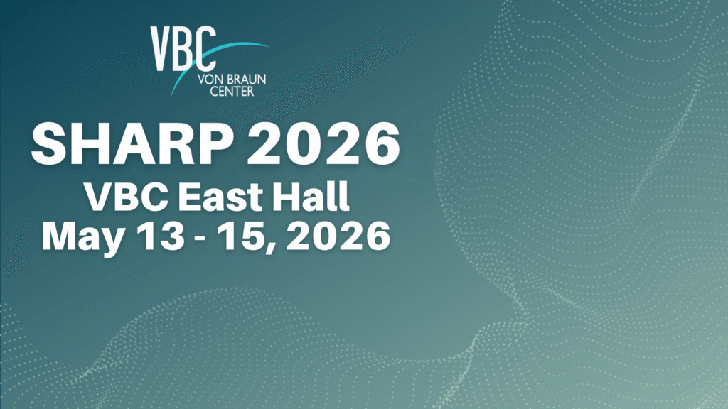 Event graphic for Sharp 2026