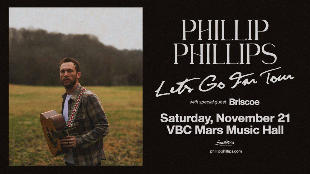 Phillip Phillips: Lets Go Far Tour - Von Braun Center
