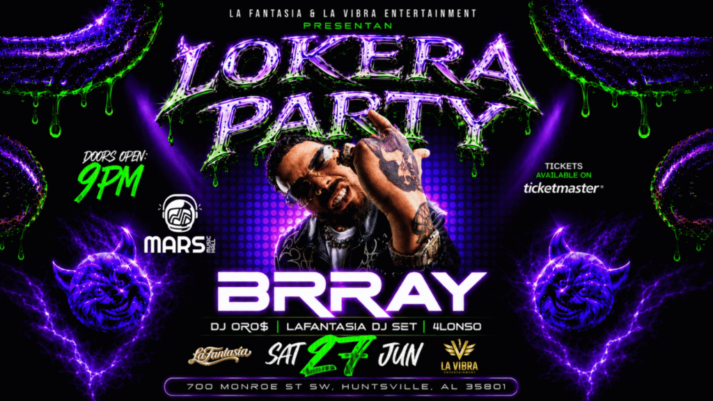 Event Graphic or Lokera Party featuring Brray