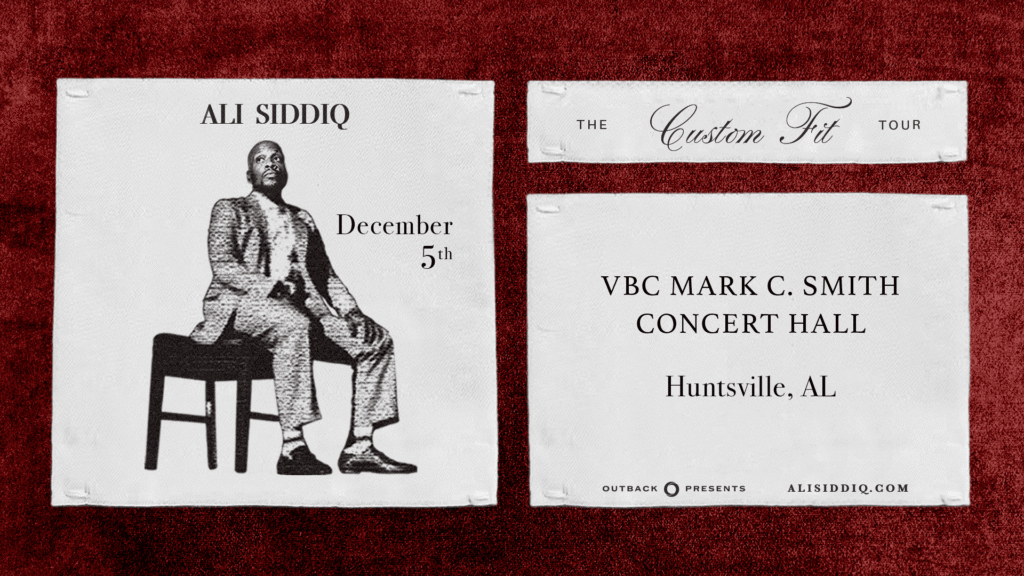 Event Graphic for Ali Siddiq