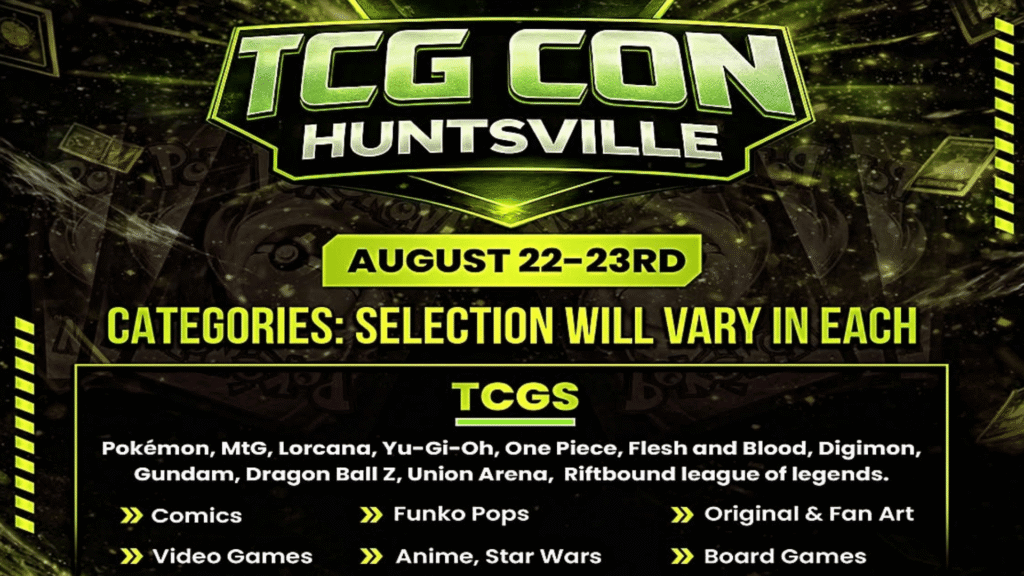 Event Graphic for TCG Con