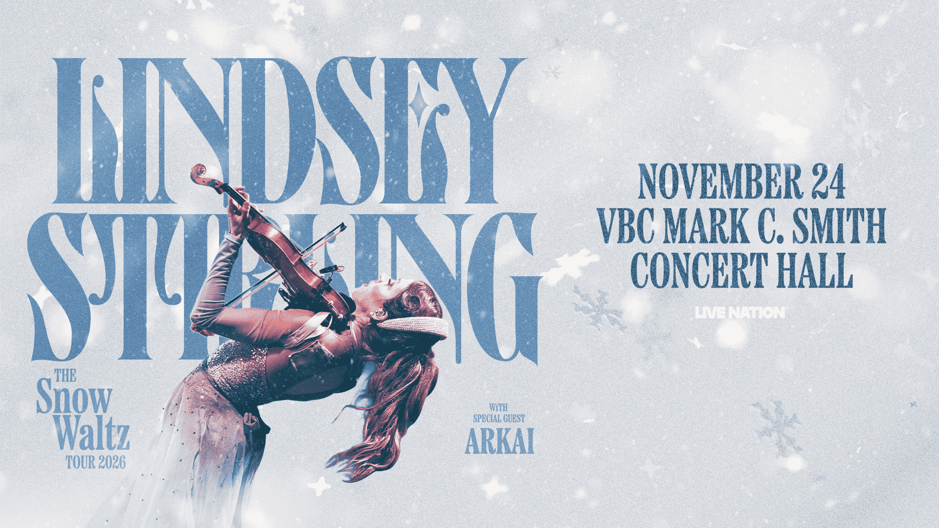 Lindsey Stirling - The Snow Waltz Tour - Von Braun Center