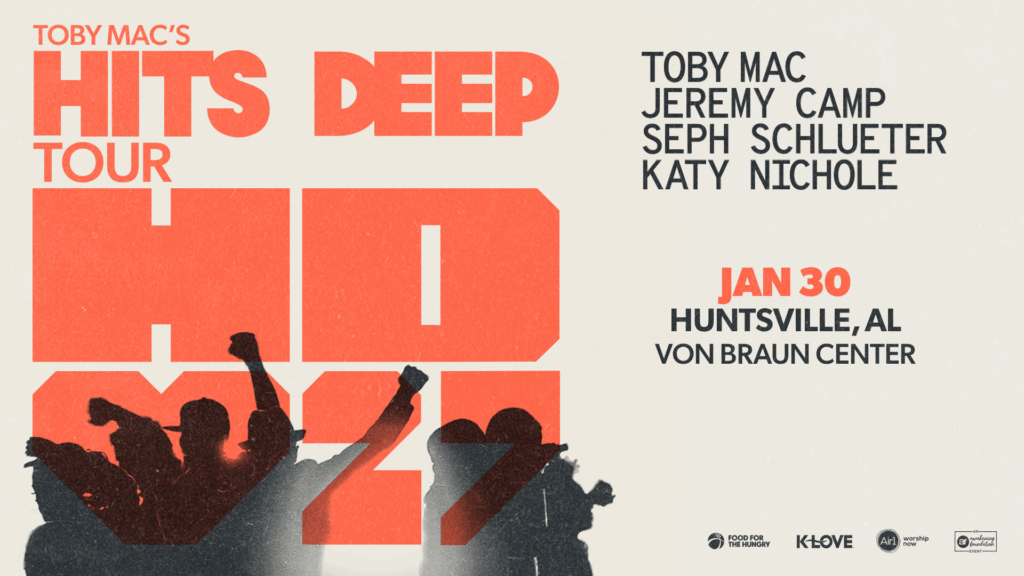 Event Graphic for Toby Mac: Hits Deep Tour