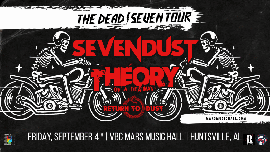 Event Graphic for The Dead Seven Tour