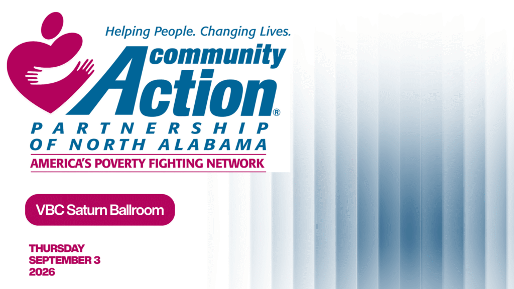 Event Graphic for Community Action partnership of North Alabama