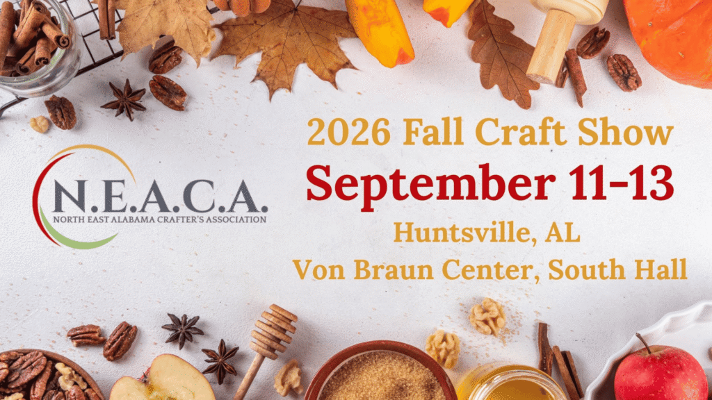 Event graphic for NEACA Fall Craft Show