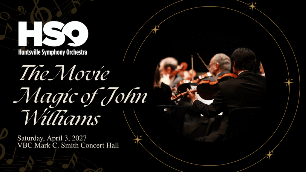 Event Graphic for The Movie Magic of John Williams