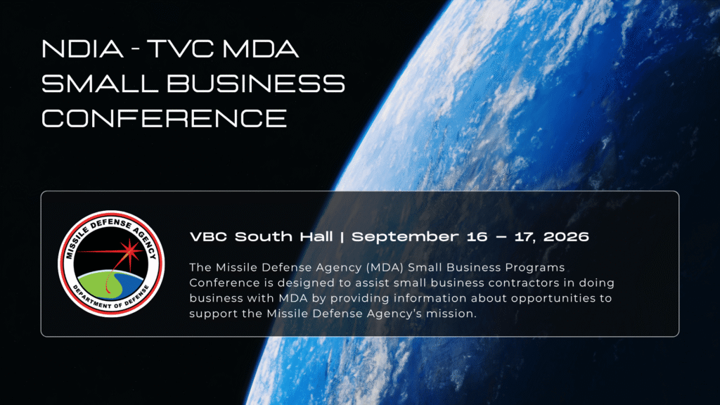 Event graphic for MDA COnference