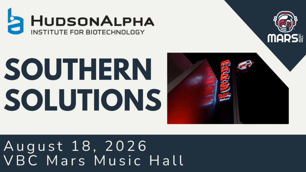 Event Graphic for Hudson Alpha