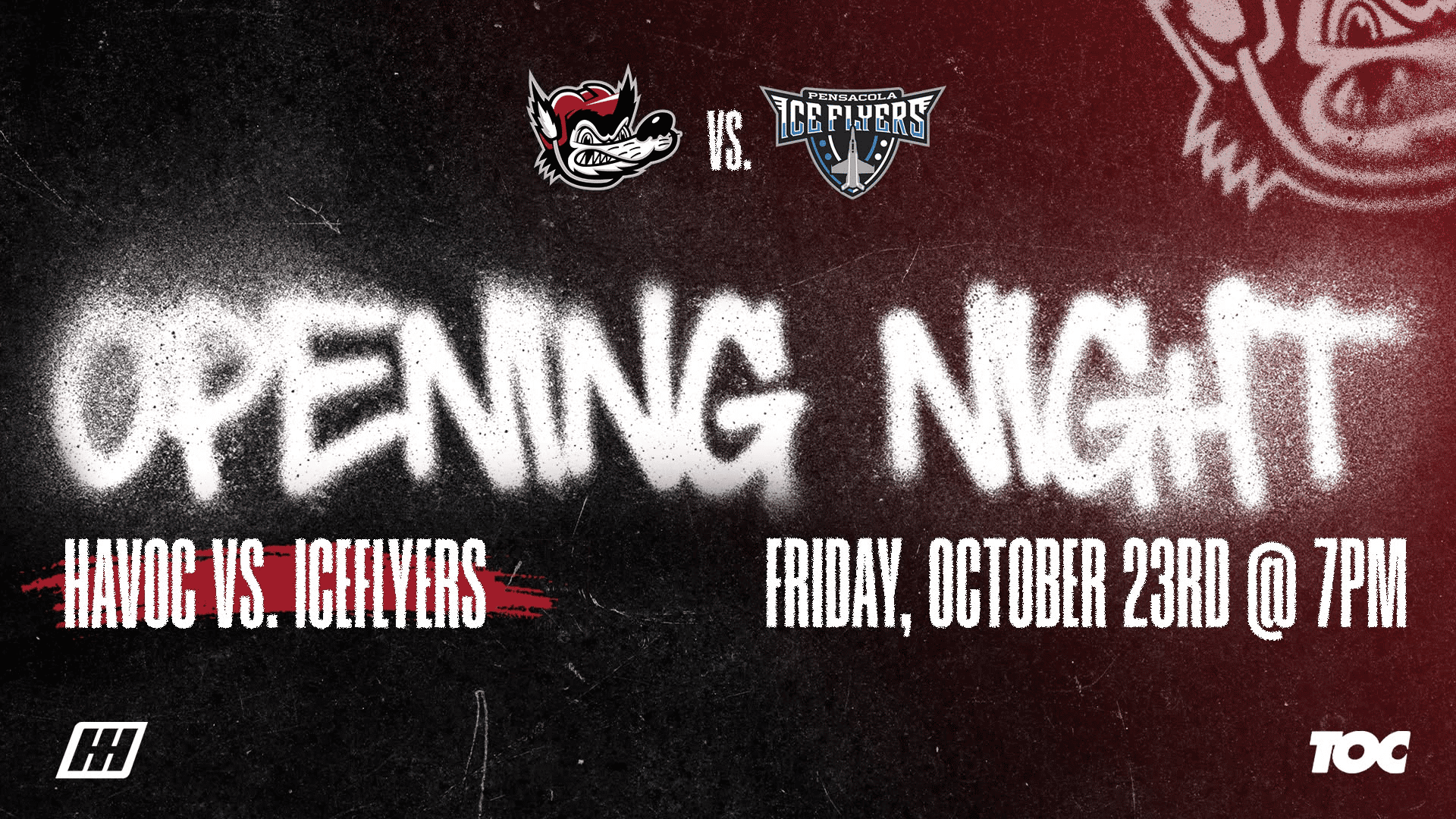 Huntsville Havoc Vs. Pensacola Ice Flyers - Von Braun Center