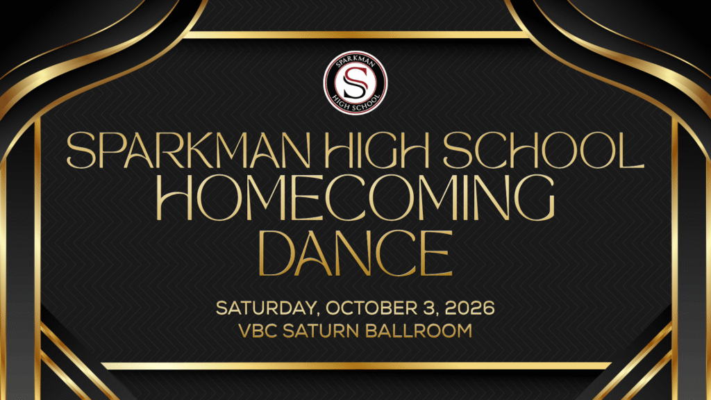 Event Graphic for Sparkman High School Homecoming Dance