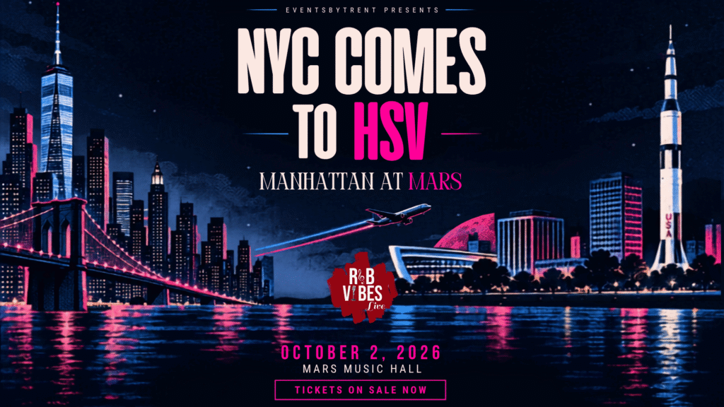 Event Graphic for NYC to HSV