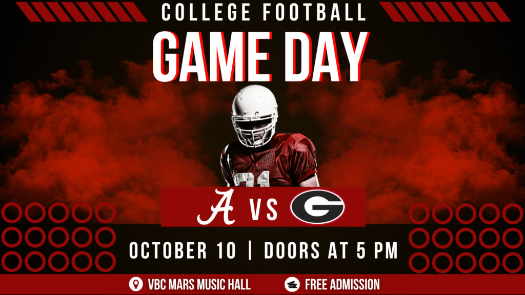 Event Graphic for Alabama Football