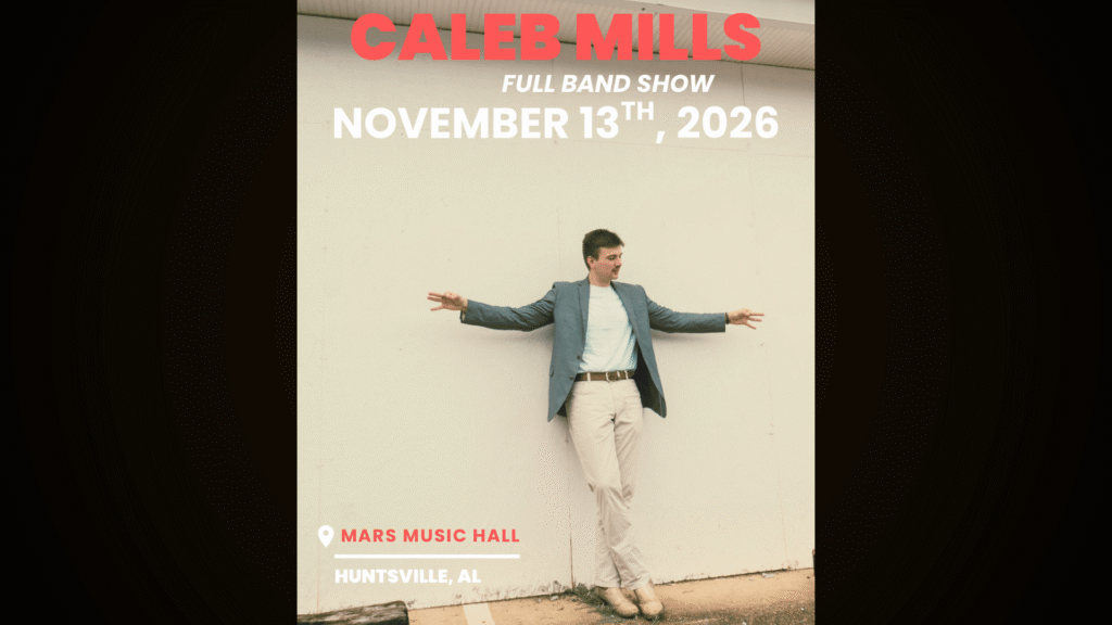 Event Graphic for Caleb Mills